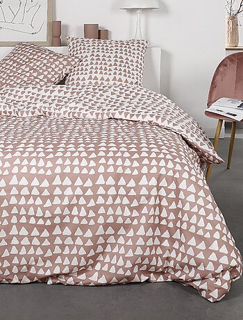 Parure de lit imprimé Graphique coton FLANELLE