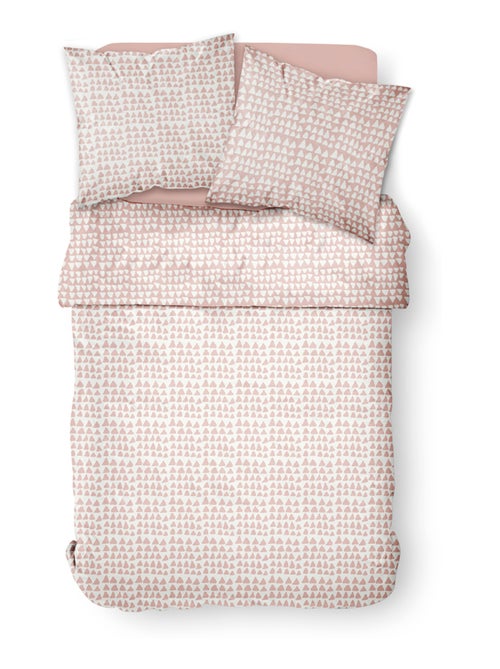 Parure de lit imprimé Graphique coton FLANELLE - Kiabi