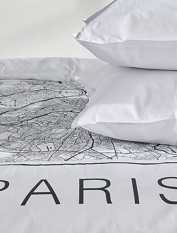 Parure de lit imprimé graphique coton JAVA PARIS