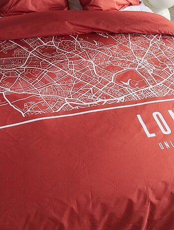 Parure de lit imprimé graphique coton JAVA UNITED KINGDOM