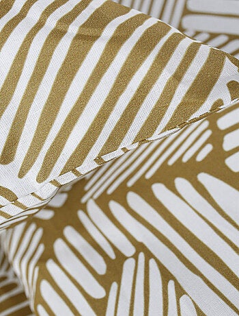 Parure de lit imprimé Graphique coton MAWIRA CLARISSE