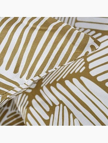 Parure de lit imprimé Graphique coton MAWIRA CLARISSE