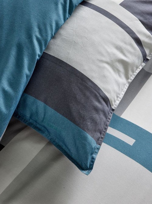 Parure de lit imprimé Graphique coton SUNSHINE CARL - Kiabi