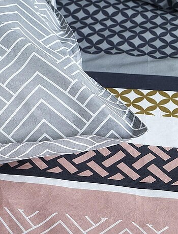 Parure de lit imprimé Graphique Coton SUNSHINE CASEY