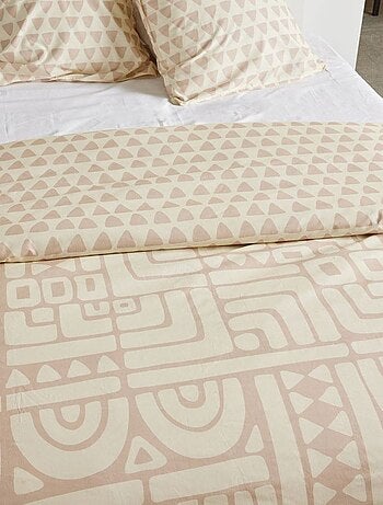 Parure de lit imprimé Graphique coton SUNSHINE DELIA