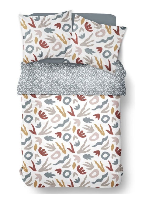 Parure de lit imprimé Graphique coton SUNSHINE GASTON - Kiabi Parure de lit imprimé Graphique coton SUNSHINE GASTON - Kiabi