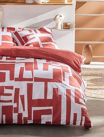 Parure de lit imprimé Graphique Coton SUNSHINE GRACE