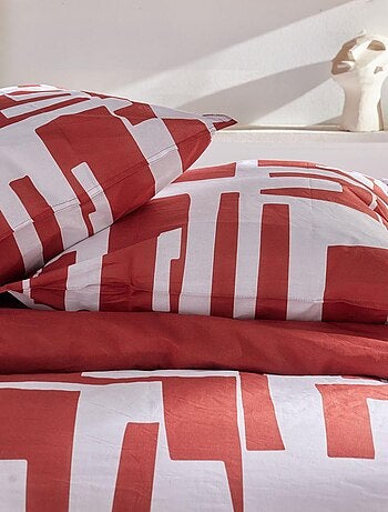 Parure de lit imprimé Graphique Coton SUNSHINE GRACE