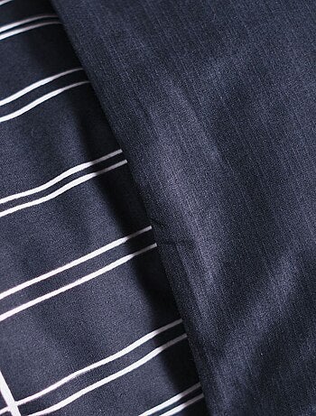 Parure de lit imprimé Graphique coton SUNSHINE JADE