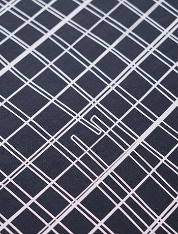 Parure de lit imprimé Graphique coton SUNSHINE JADE