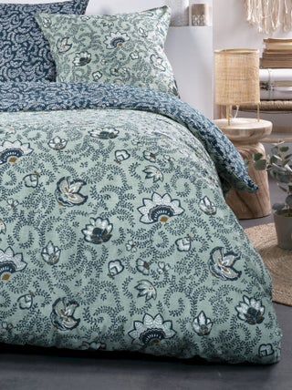 Parure de lit imprimé Graphique coton SUNSHINE NOE