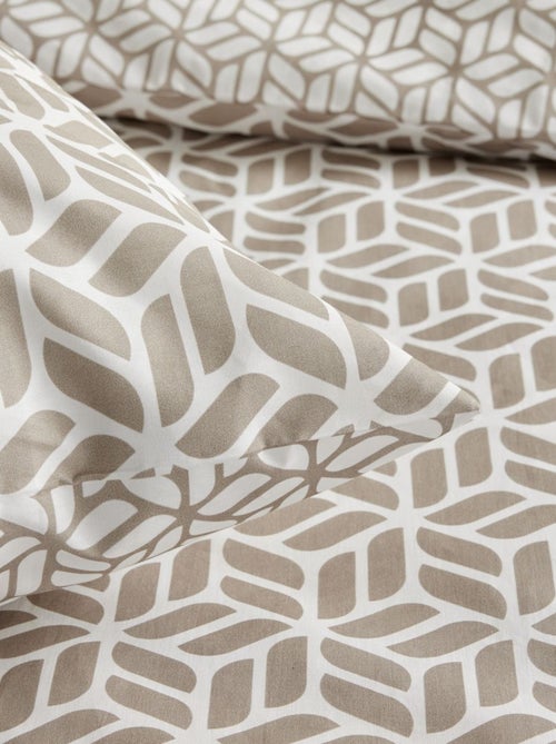 Parure de lit imprimé Graphique CRAZY MARLON - Kiabi