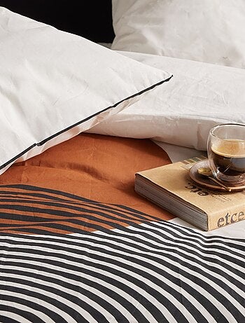 Parure de lit imprimé Graphique MOKA