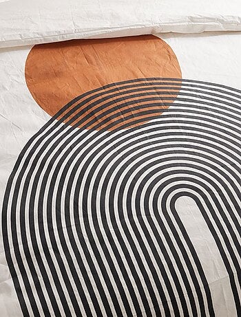 Parure de lit imprimé Graphique MOKA