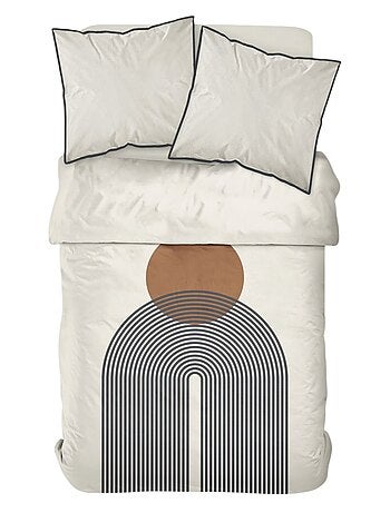 Parure de lit imprimé Graphique MOKA