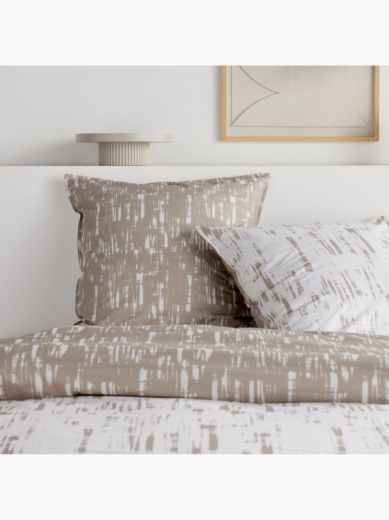 Parure de lit imprimé Graphique SUNSHINE CELINE Beige - Kiabi