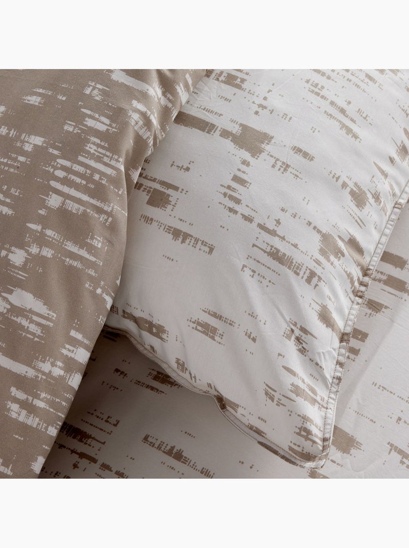 Parure de lit imprimé Graphique SUNSHINE CELINE Beige - Kiabi