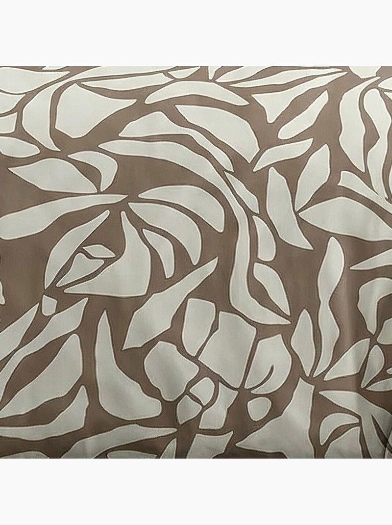 Parure de lit imprimé Graphique SUNSHINE EMILIA Marron - Kiabi