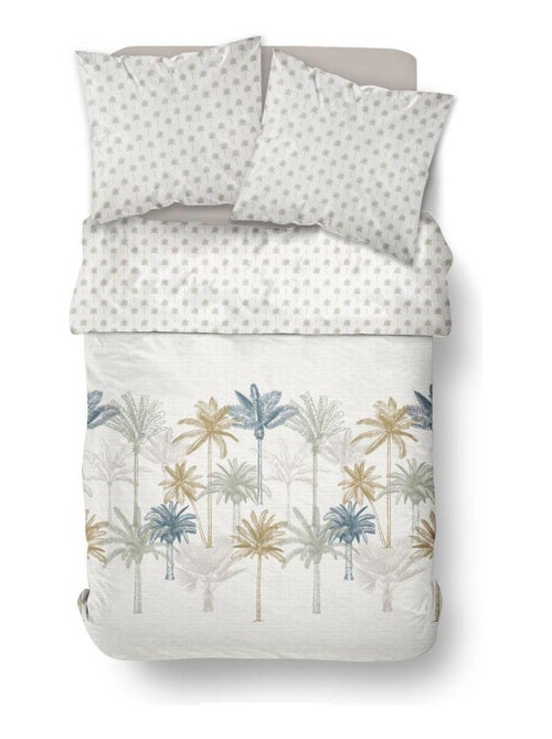 Parure de lit imprimé Hawaï Coton SUNSHINE DAPHNE - Kiabi Parure de lit imprimé Hawaï Coton SUNSHINE DAPHNE - Kiabi