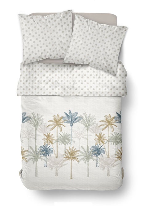 Parure de lit imprimé Hawaï Coton SUNSHINE DAPHNE - Kiabi Parure de lit imprimé Hawaï Coton SUNSHINE DAPHNE - Kiabi