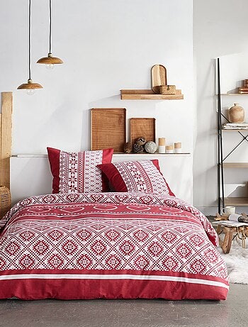 Parure de lit imprimé imprimé Graphique coton FLANELLE