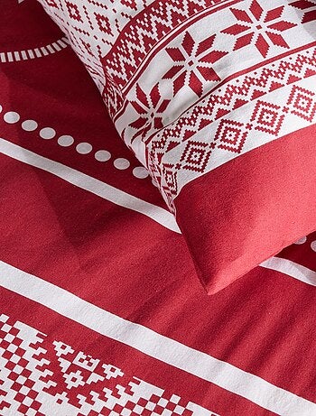 Parure de lit imprimé imprimé Graphique coton FLANELLE