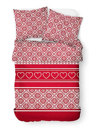 Parure de lit imprimé imprimé Graphique coton FLANELLE