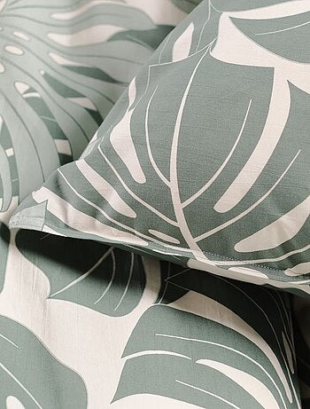 Parure de lit imprimé Jungle coton SUNSHINE ELOI