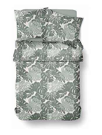 Parure de lit imprimé Jungle coton SUNSHINE ELOI