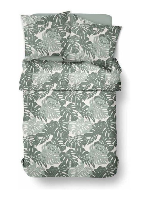 Parure de lit imprimé Jungle coton SUNSHINE ELOI - Kiabi Parure de lit imprimé Jungle coton SUNSHINE ELOI - Kiabi