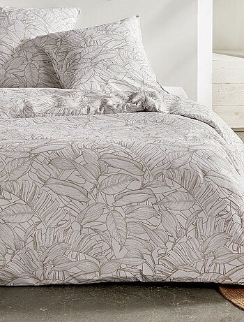 Parure de lit imprimé Jungle coton SUNSHINE GAÏA