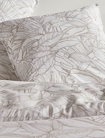 Parure de lit imprimé Jungle coton SUNSHINE GAÏA