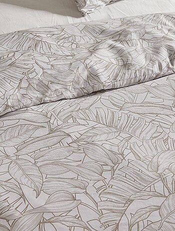 Parure de lit imprimé Jungle coton SUNSHINE GAÏA