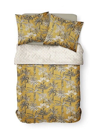 Parure de lit imprimé Jungle coton SUNSHINE LOUISA