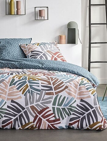 Parure de lit imprimé Jungle coton SUNSHINE MONY
