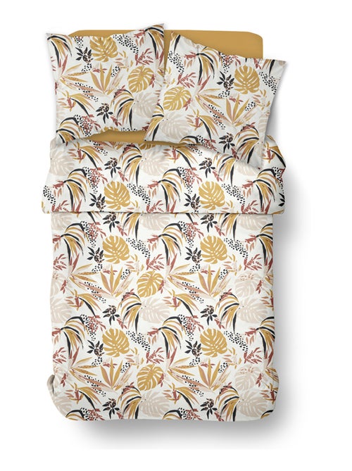 Parure de lit imprimé Jungle coton SUNSHINE ODILE - Kiabi