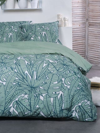 Parure de lit imprimé Jungle coton SUNSHINE VANA