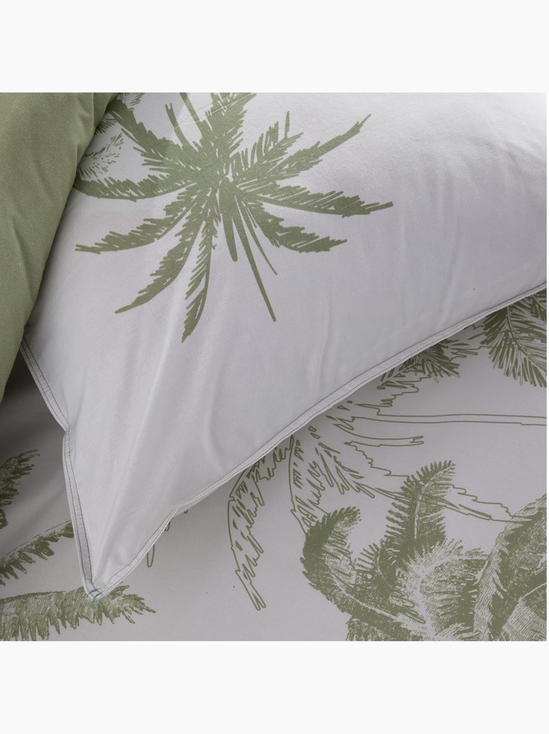 Parure de lit imprimé Jungle SUNSHINE AMBRE Vert - Kiabi