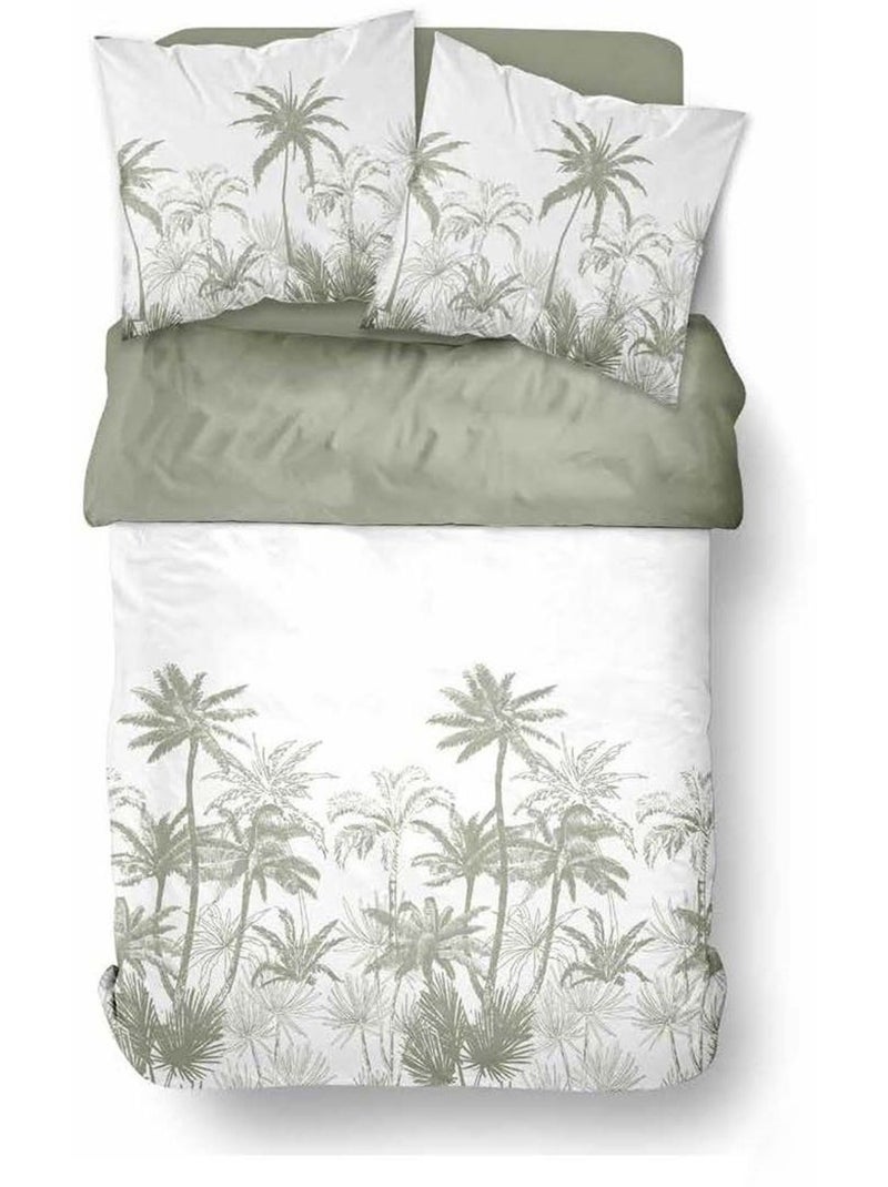 Parure de lit imprimé Jungle SUNSHINE AMBRE Vert - Kiabi