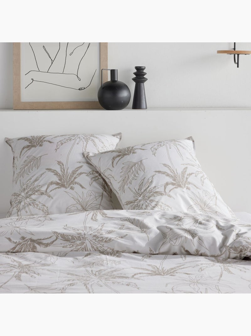 Parure de lit imprimé Jungle SUNSHINE JOEL Blanc - Kiabi