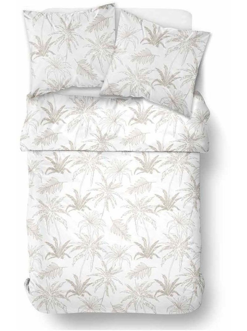 Parure de lit imprimé Jungle SUNSHINE JOEL Blanc - Kiabi