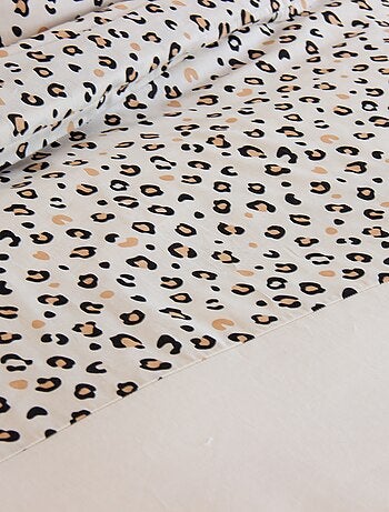 Parure de lit imprimé léopard - 2 personnes