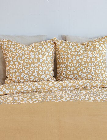 Parure de lit imprimé léopard - 2 personnes