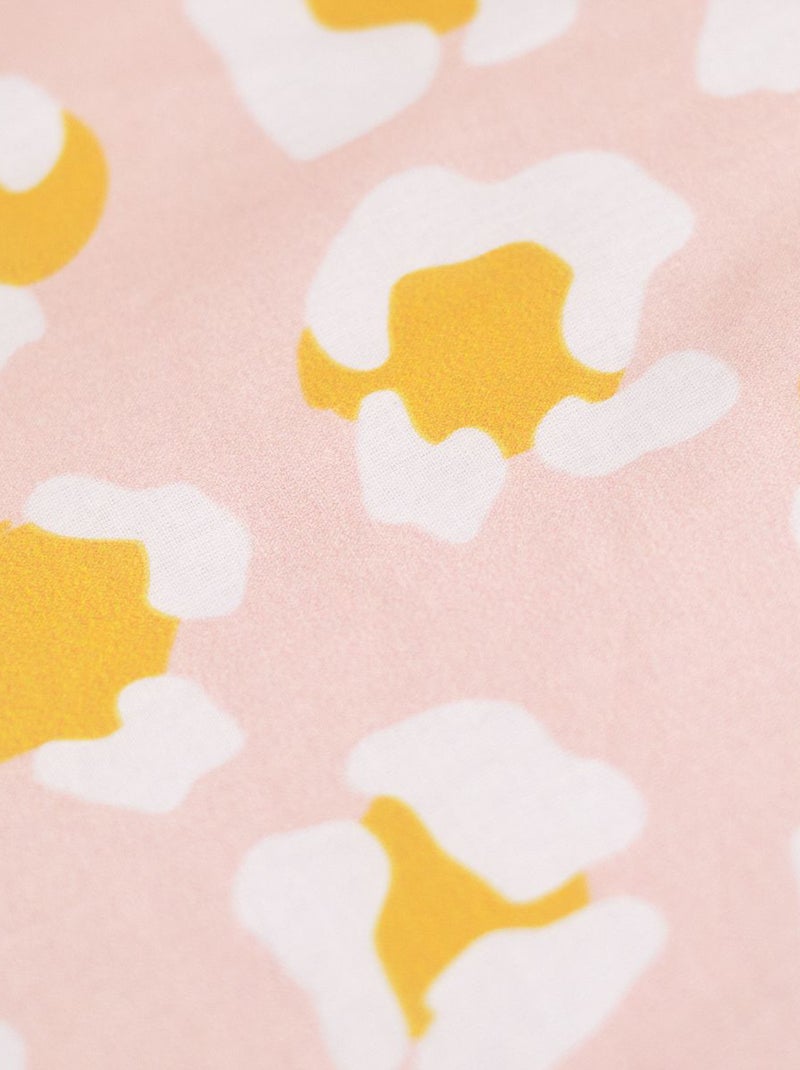 Parure de lit imprimé léopard - 2 personnes Rose - Kiabi