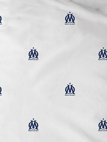 Parure de lit imprimé 'Olympique de Marseille' - 2 personnes