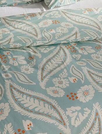 Parure de lit imprimé plumes - 2 personnes