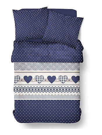 Parure de lit imprimé Pois coton FLANELLE