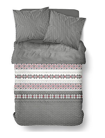 Parure de lit imprimé Pois coton FLANELLE