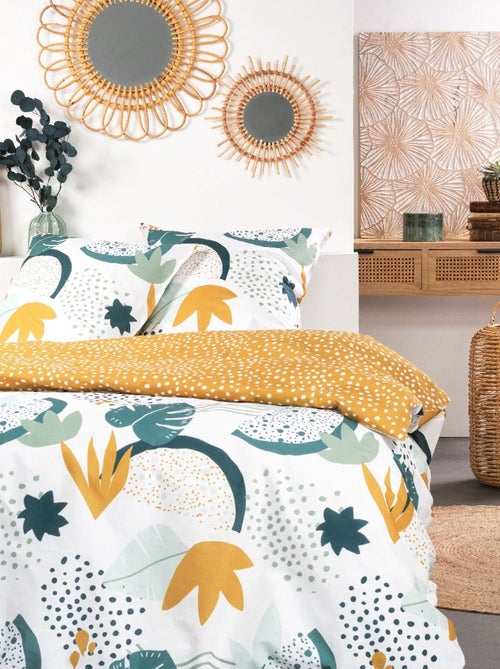 Parure de lit imprimé Pois coton SUNSHINE CHARLINE - Kiabi