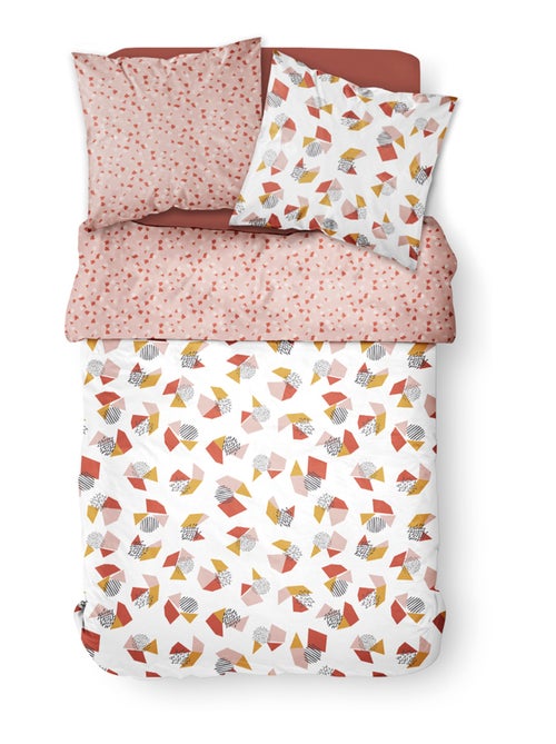 Parure de lit imprimé Pois coton SUNSHINE NINA - Kiabi